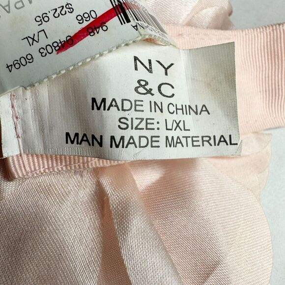 New York & Company Pink Flower Chain Link Belt Silver Tone Large/XL (L/XL) ✨ - Picture 12 of 12